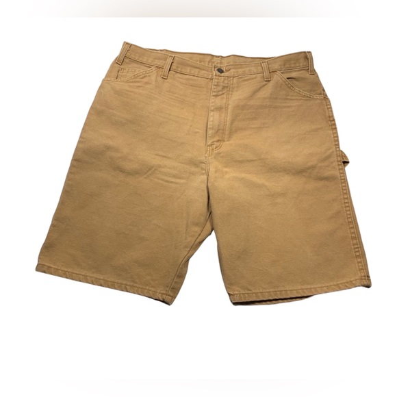 Dickies Canvas Relaxed Fit Carpenter Shorts Sz 38 - Picture 2 of 8